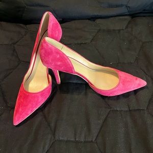 Pink Suede White House black market heel